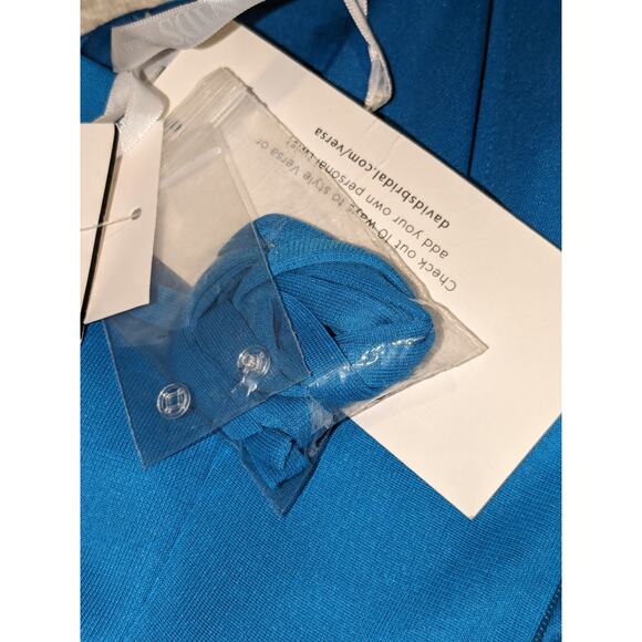 NWT Versa Convertible Blue Maxi 6 Dress Bridesmaid Wedding Prom Formal Feminine - Picture 11 of 16